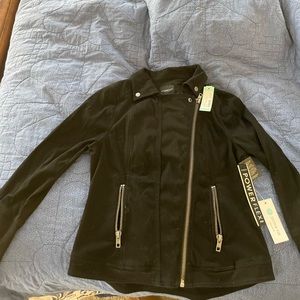 Moto style black jacket